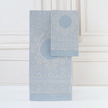 Cargar imagen en el visor de la galería, Set guest Towels Medaglione Tessitura