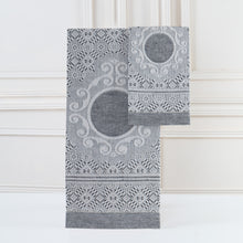 Cargar imagen en el visor de la galería, Set guest Towels Medaglione Tessitura