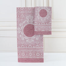 Cargar imagen en el visor de la galería, Set guest Towels Medaglione Tessitura