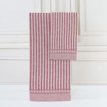 Cargar imagen en el visor de la galería, Set Guest Towels Tessitura Rayas