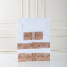 Cargar imagen en el visor de la galería, Set de 2 Guest Towel MMI Encaje Crema