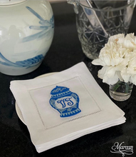 Cargar imagen en el visor de la galería, Set 6 Coaster Jarrón Azul