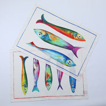 Cargar imagen en el visor de la galería, Paños de Cocina Peces Toscana