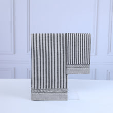Cargar imagen en el visor de la galería, Set de 2 Guest Towel Rayas Estrechas