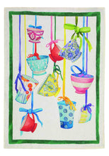 Cargar imagen en el visor de la galería, Paños de Cocina Tazas en Verde Toscana