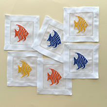 Cargar imagen en el visor de la galería, Set 6 Coaster Peces