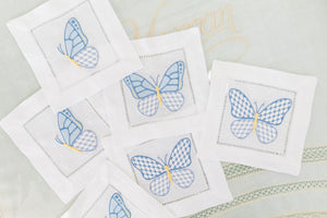 Sets 6 Coaster mariposa