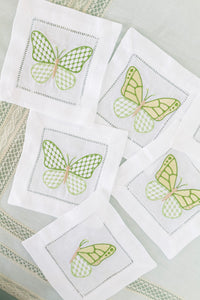 Sets 6 Coaster mariposa