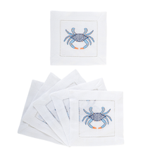 Cargar imagen en el visor de la galería, Set 6 Coaster Cangrejos
