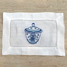 Cargar imagen en el visor de la galería, Paño Bandeja Chinoiserie Mediano Azul
