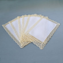 Cargar imagen en el visor de la galería, Set 6 Servilletas de Cóctel MER Crema
