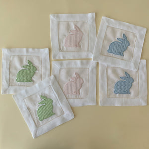 Set 6 Coaster Bunny